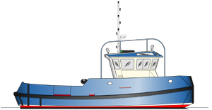 13m Harbour Tug - Macduff FORTH 13 profile