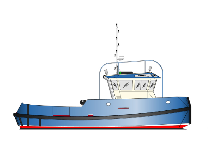 13m Harbour Tug - Macduff FORTH 13 profile