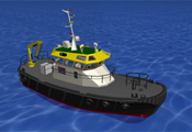 14.60m Launch - 3d Illustration