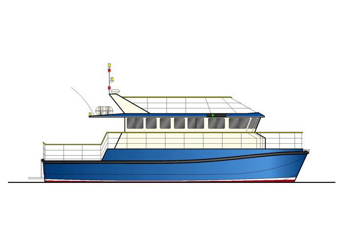 15.00m Catamaran Survey Vessel Large Pfoeil
