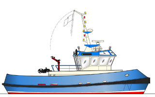 16m DOT Tug - Macduff DEE 16 profile