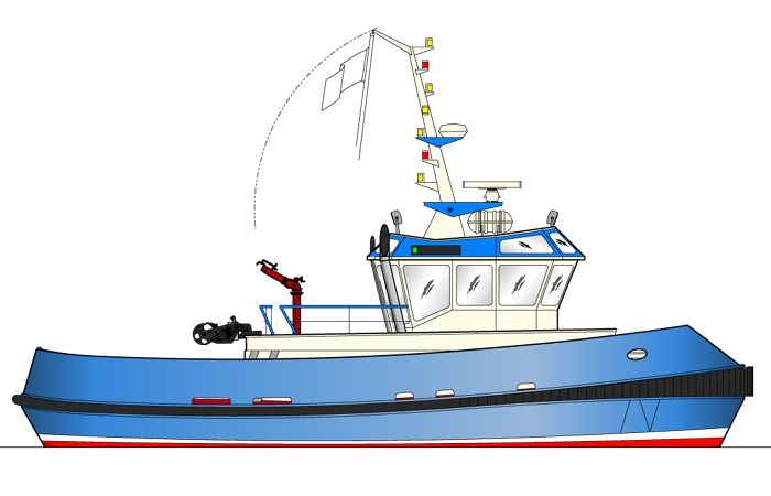 16m DOT Tug - Macduff DEE 16 profile