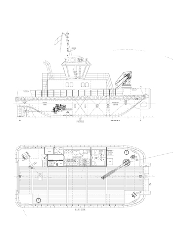 18.45m Macduff Multi Mac - Profiel & Plan