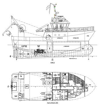 22.00m Research Vessel GA
