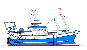 24.00m Twin Rig Trawler Profile