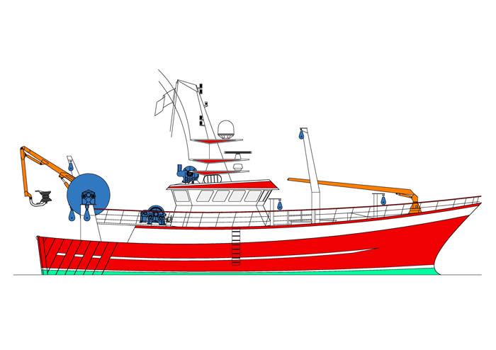 27.9 Pelagic Tralwer, Illustration.