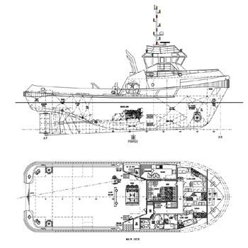 30m General purpose tug - Macduff TAY 30 GA