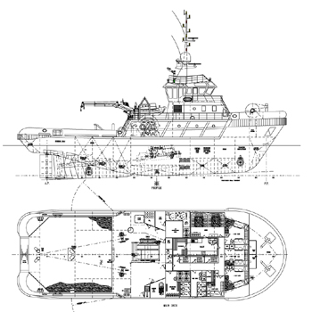 38m General purpose tug - Macduff TAY 38 GA