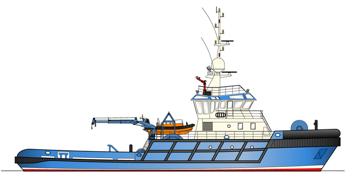 38m General purpose tug - Macduff TAY 38 profile