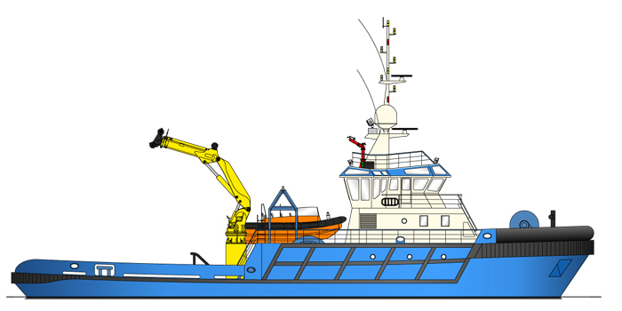 40m General purpose tug - Macduff TAY 40 profile