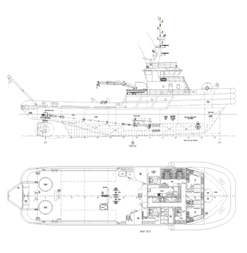 40.00m General Purpose Tug