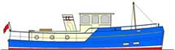 50 ft  Tug style River Cruiser Profile