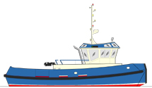 13.00m DOT tug - Macduff DEE 13