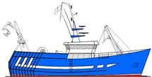 26.00m Twin Rig Trawler, Illustration.