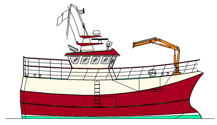 14.95m Crabber Illustration