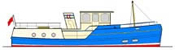 50 ft Trawler style River Cruiser Profile