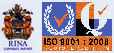 R.I.N.A. and I.S.O. 9001:2000 Logos 