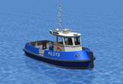 8.95m ilot Boat - 3d Illustration