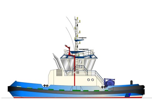 25.00m ASD Escort Tug Profile