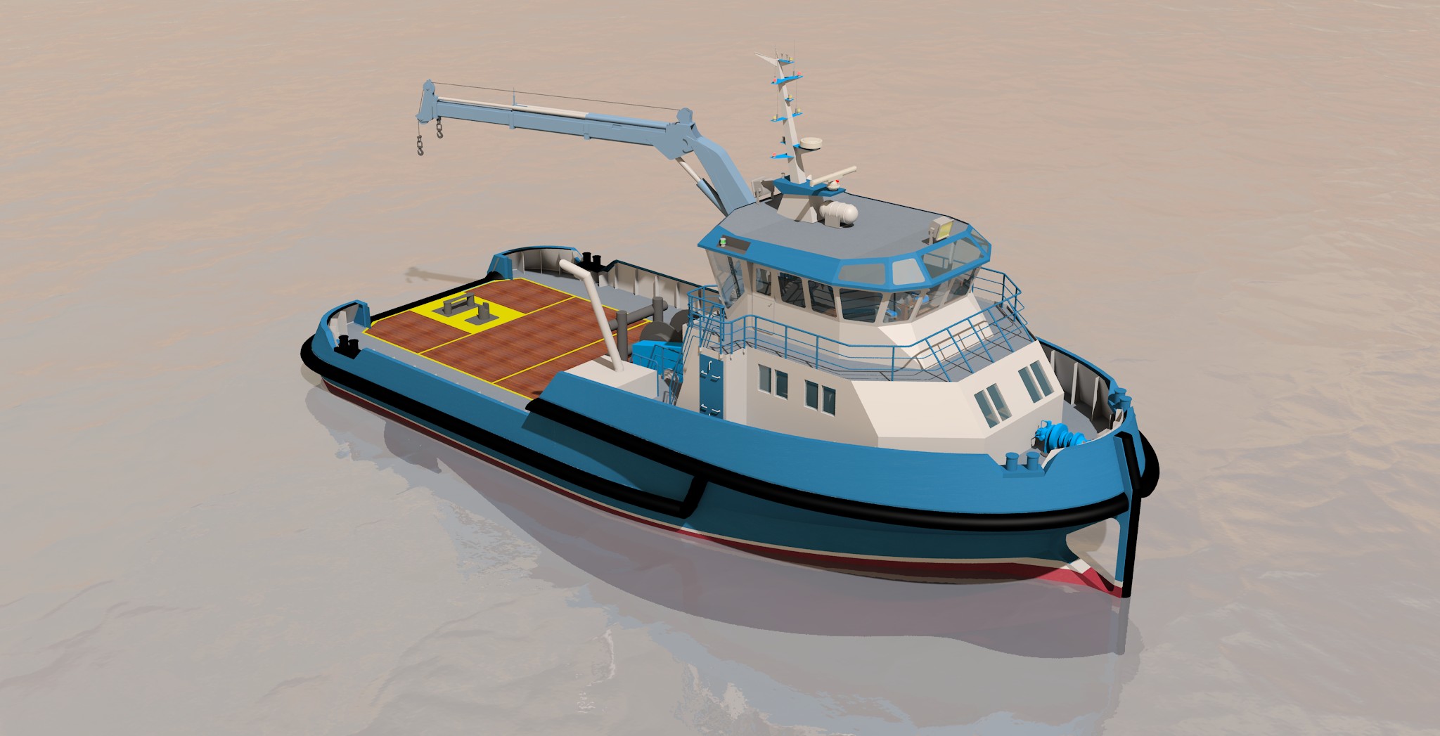 27.00m Conventional Tug / Tug Workboat Macduff Ship Design