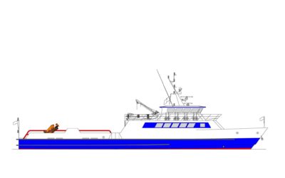 41.00m Crew Vessel – Concept Design
