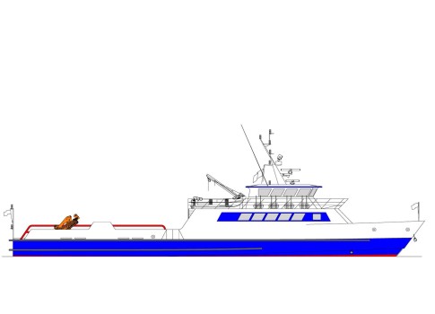 41.00m Crew Vessel Profile