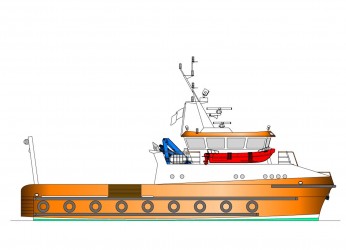 23.00m Catamaran Workboat Profile
