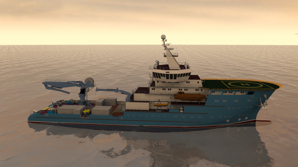 85.00m Dive Vessel – Concept Design