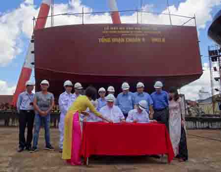 Keel Laying Ceremony for “Atlantic Titan”